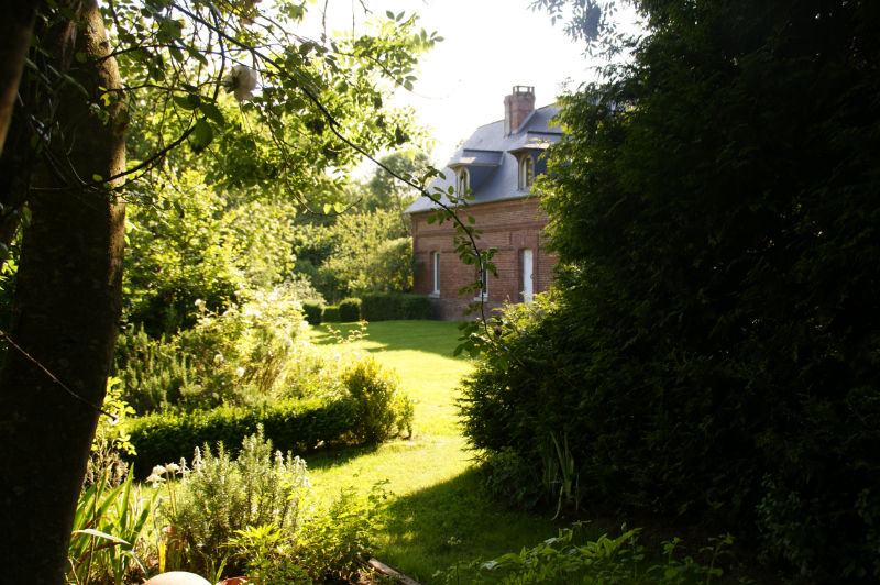 Jardin dans Maison normande a vendre dans environnement préservé 76 normandie