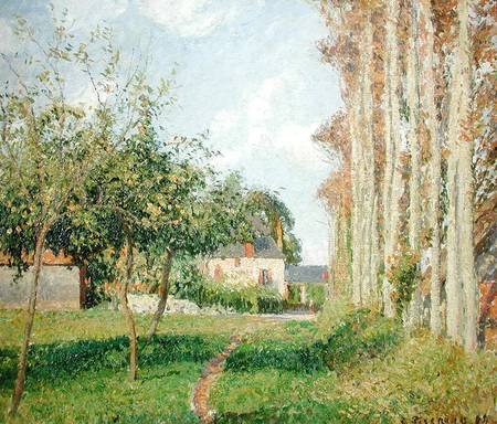 Manoir à Varengeville par Camille PISSARRO