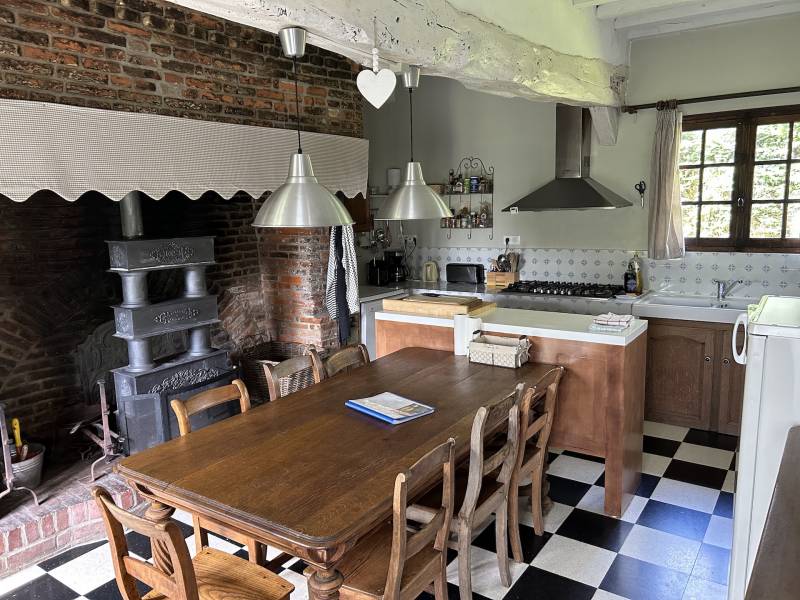 EXCLUSIVITE BELLE CHAUMIERE EN COLOMBAGES 5 PIÈCES ENTRE YVETOT ET LES PLAGES NORMANDES