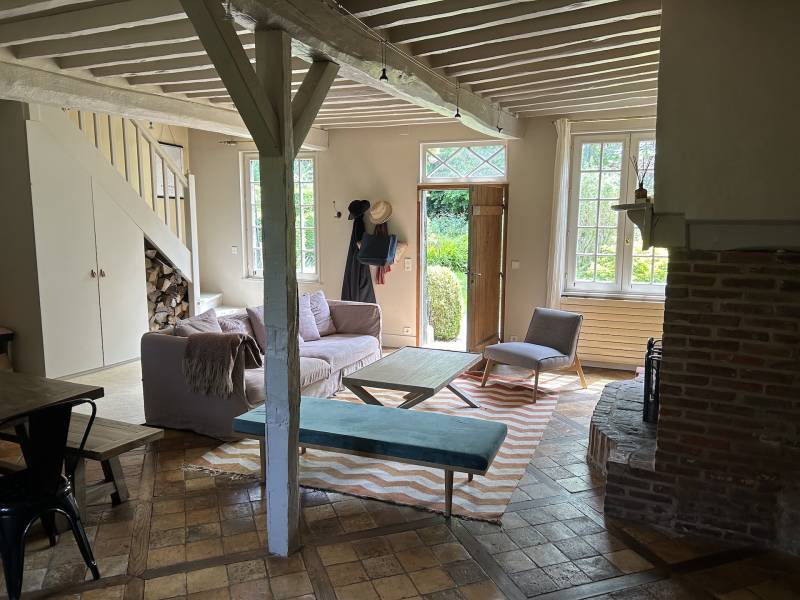 EXCLUSIVITÉ MAISON NORMANDE DE CHARME 10 MINUTES DE LA MER MAGNIFIQUE JARDIN PAYSAGER