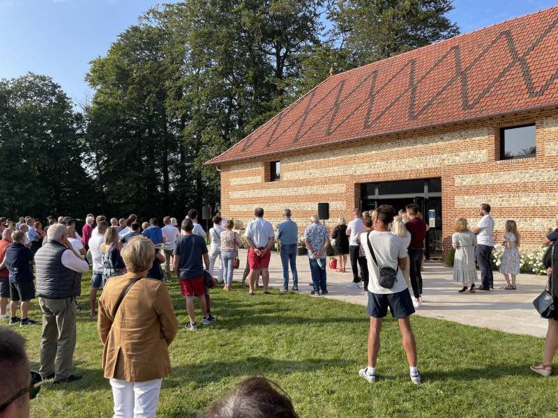 Salle de réception du domaine du manoir d'Auffay à OHERVILLE