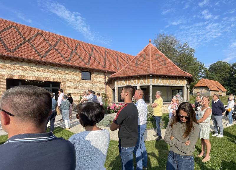 Salle de réception du domaine du manoir d'Auffay à OHERVILLE