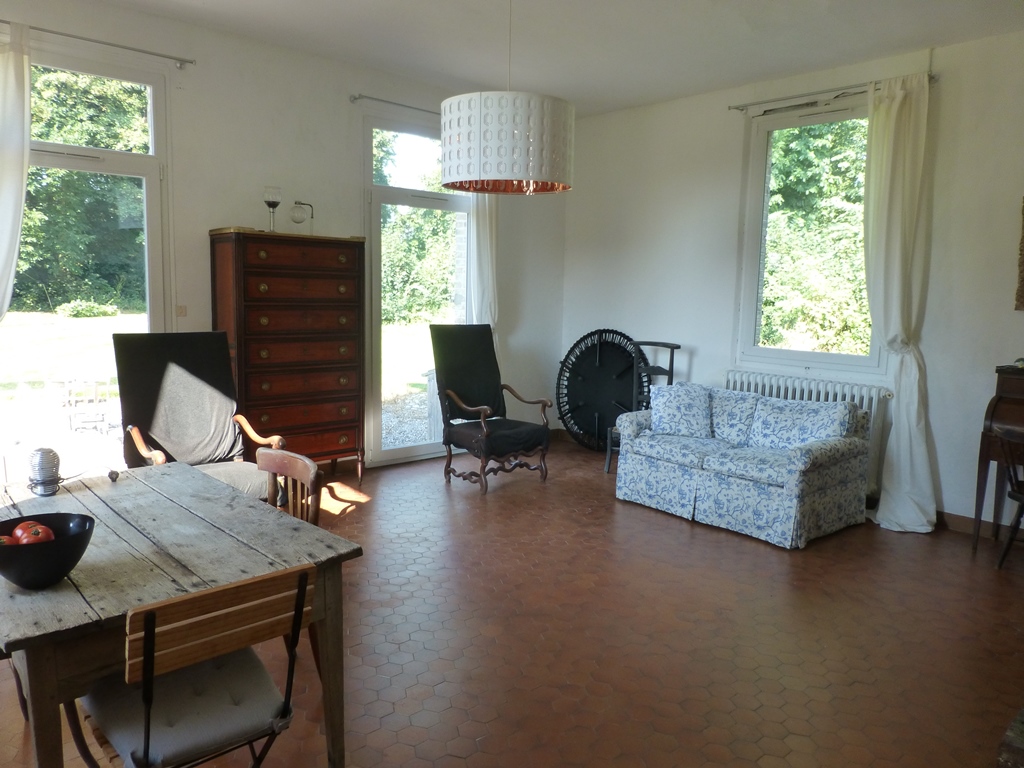 Manoir a vendre dans bel environnement 76 séjour