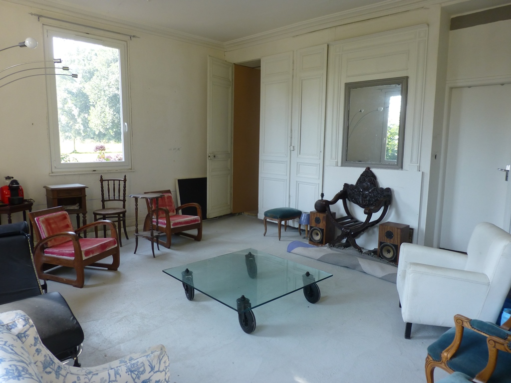 Manoir a vendre dans bel environnement 76 réception