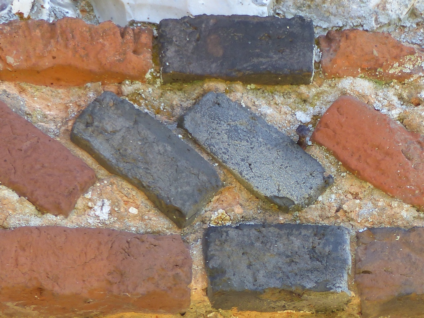 Motif de briques d'une demeure à vendre en Seine Maritime