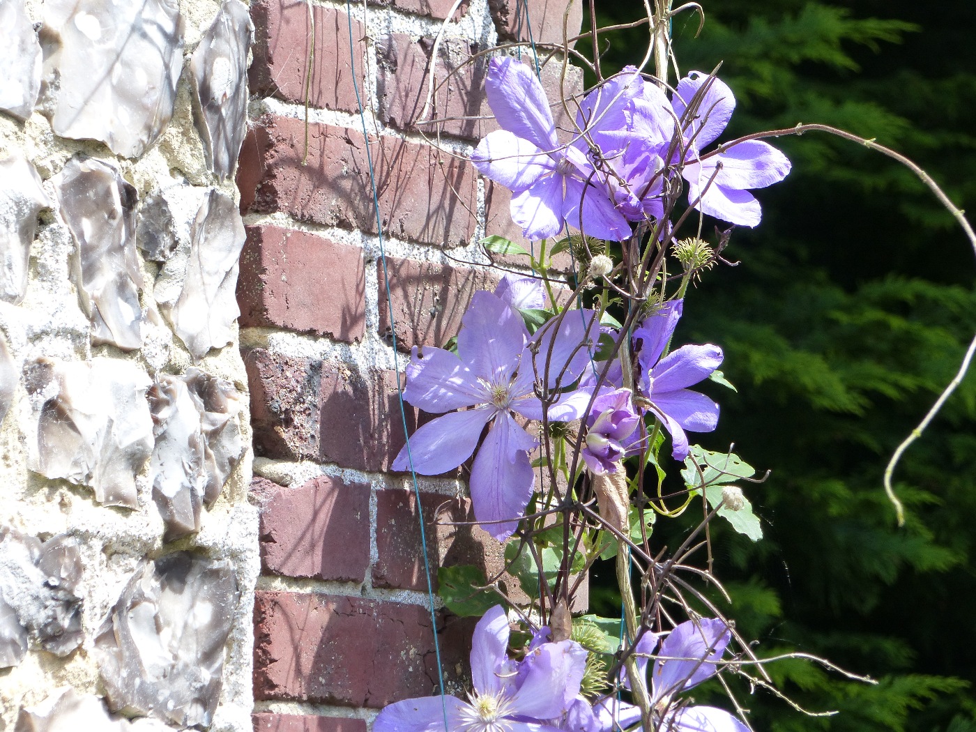 Briques et silex d'une maison de maître à vendre dans la région d'Etretat