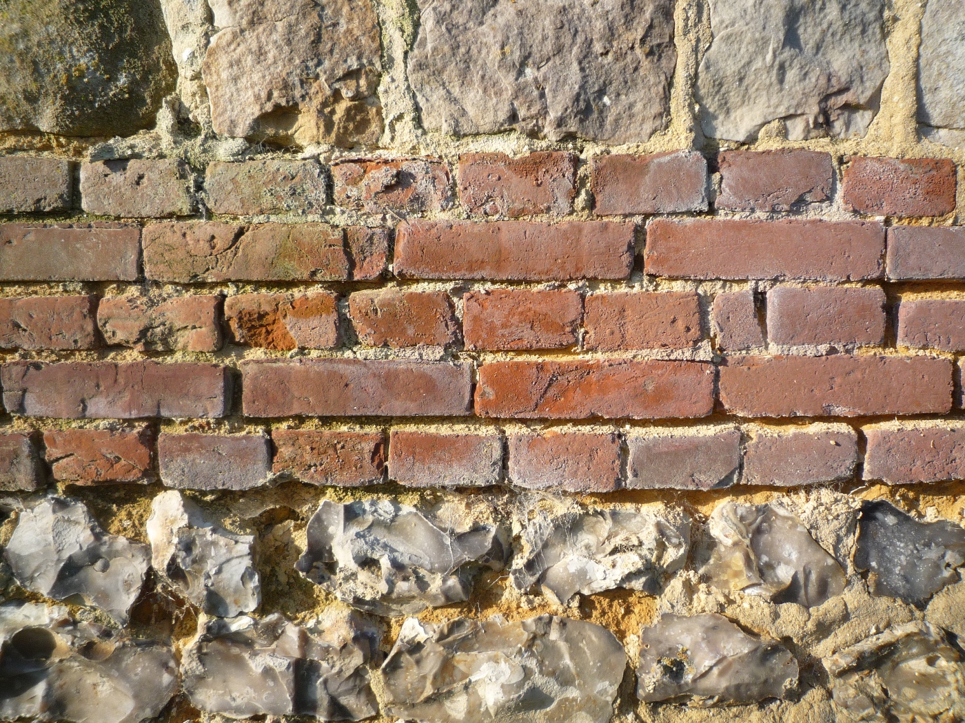 Briques et silex d'une maison normande à vendre dans le secteur de Veules les roses