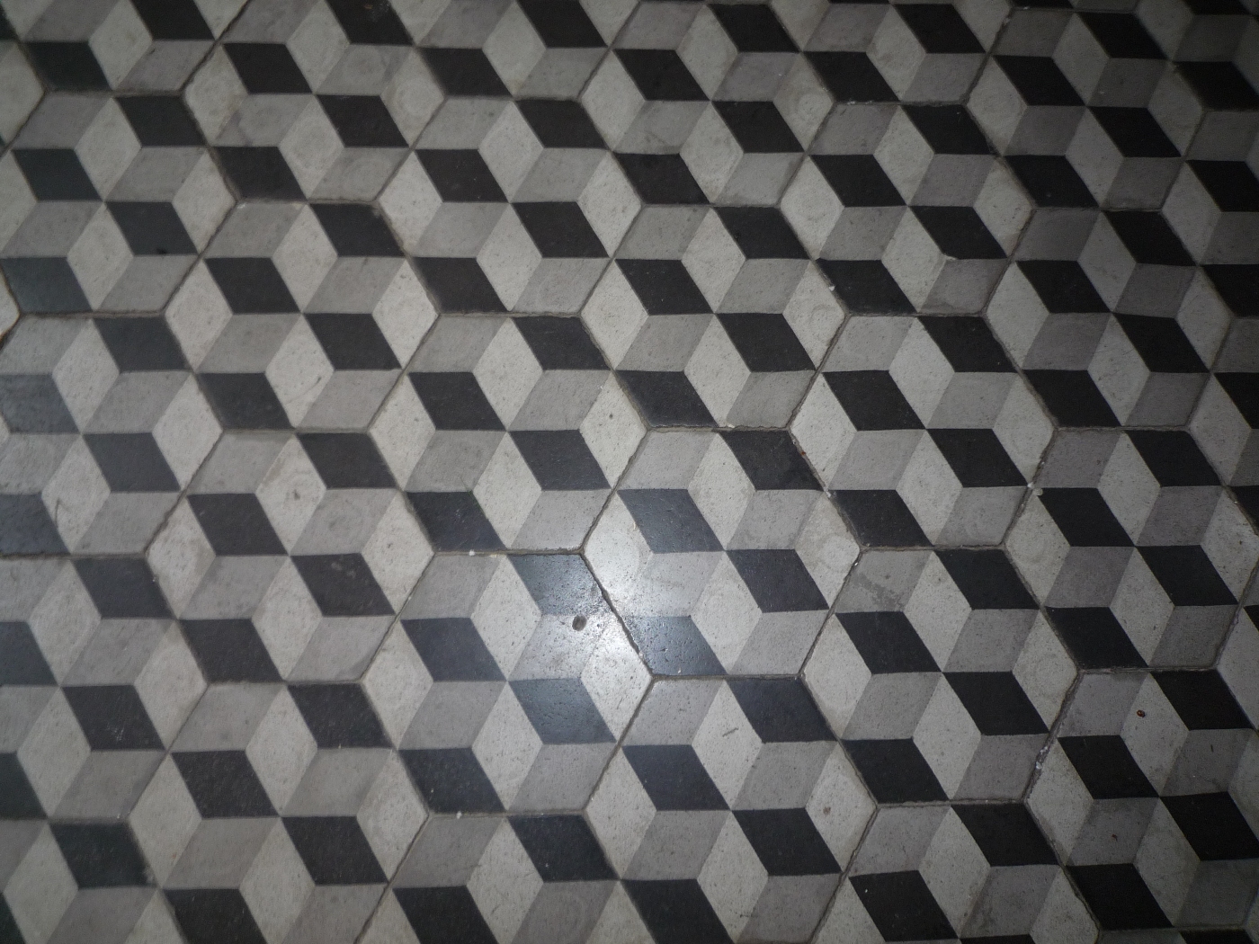 Carrelage d'une cuisine d'une demeure bourgeoise à vendre près du havre