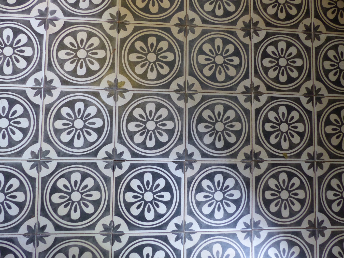 Carrelage d'une maison anglo normande à vendre près de Saint Valéry en Caux