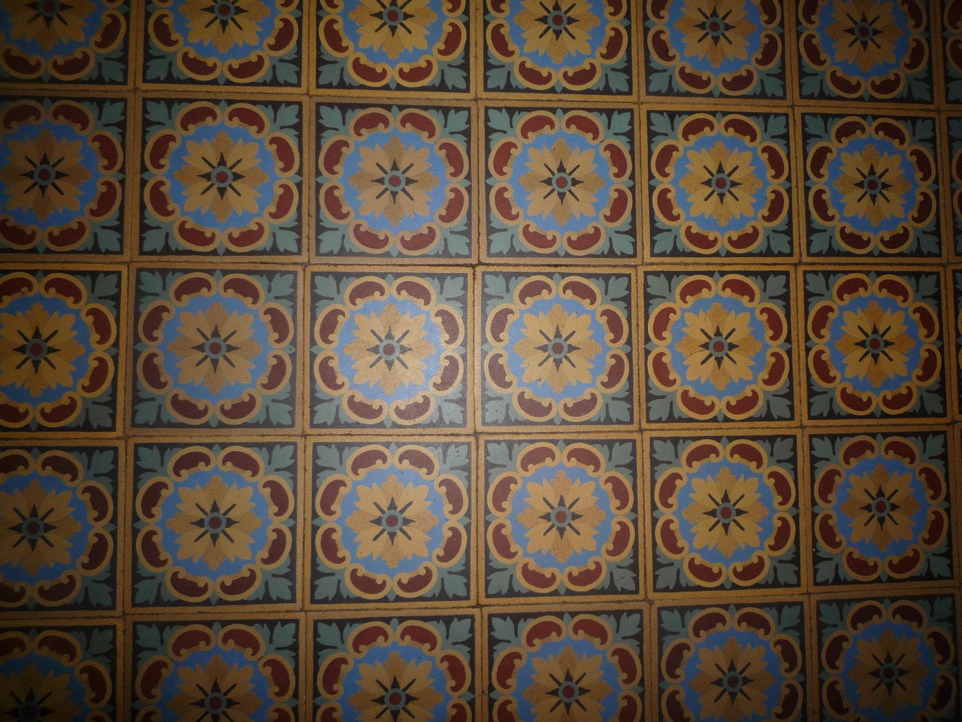 Carrelage d'un manoir à vendre dans la région de Veules les roses