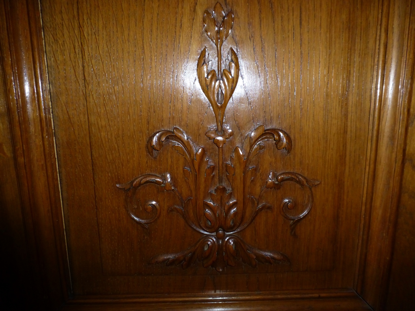 Boiserie intérieure d'une maison de maitre à vendre près de Cany Barville