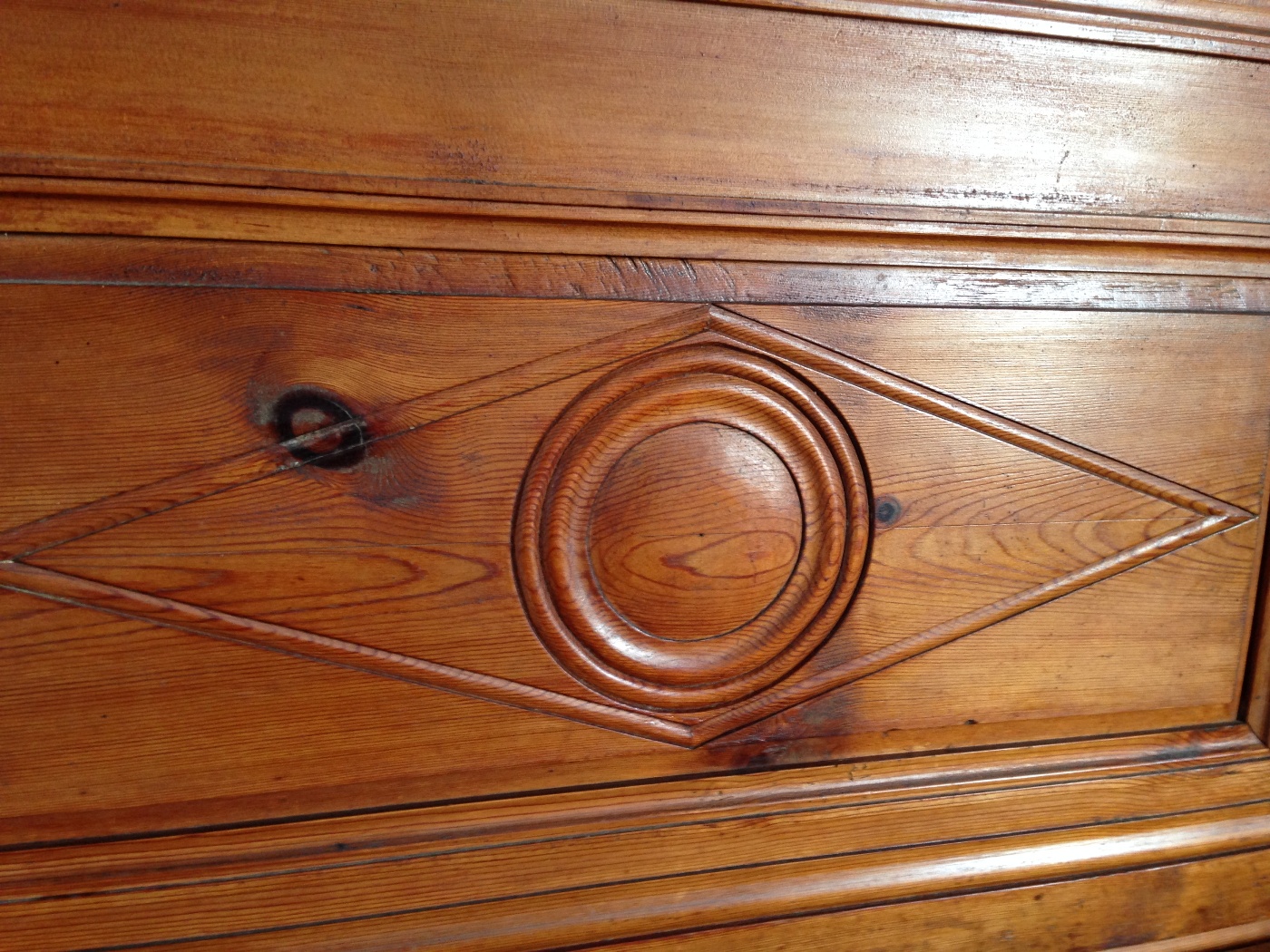 Détail de boiserie d'un manoir à vendre près de Saint Valéry en Caux