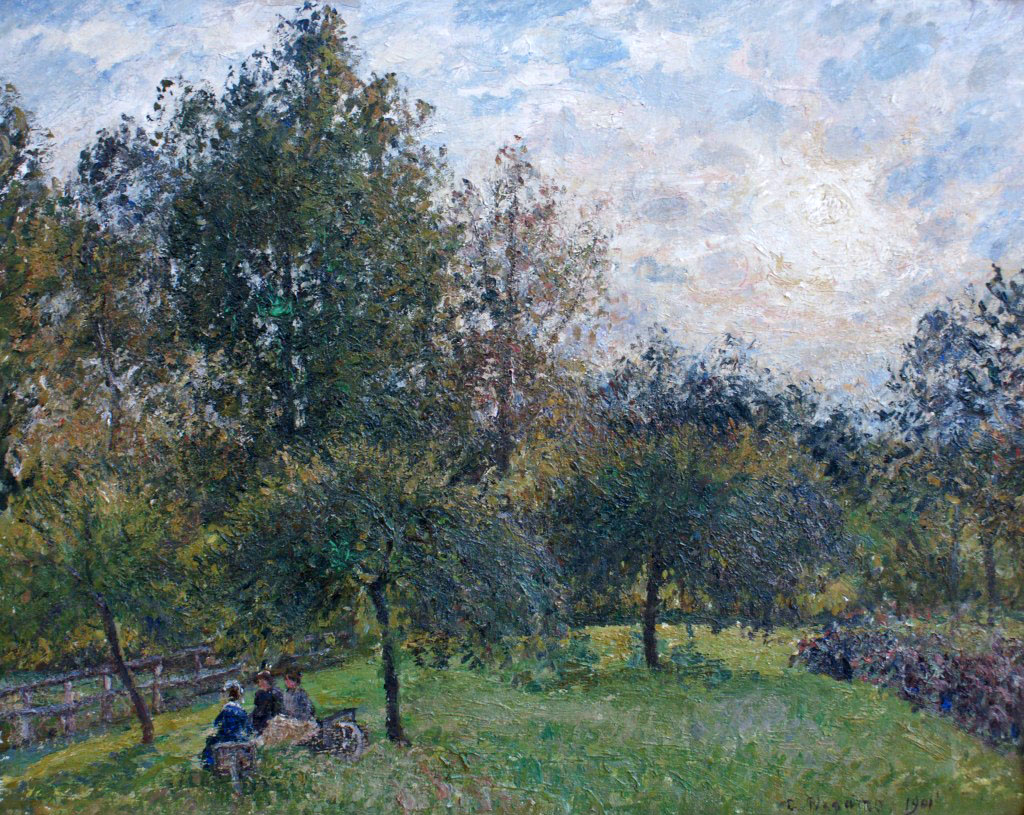 Pommiers en Normandie par Camille PISSARRO