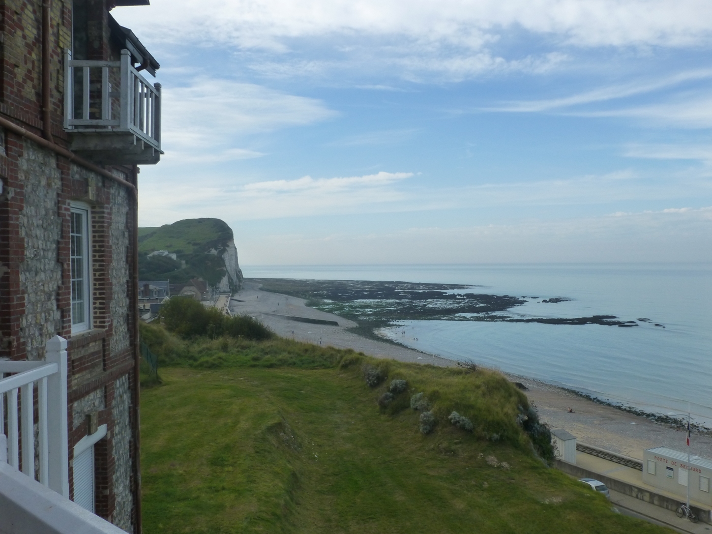 VUE DU BALCON DE LA VILLA LA FALAISETTE A VEULETTES SUR MER